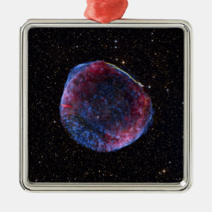 Ein zusammengesetztes Bild des SN 1006 Supernova R Silbernes Ornament