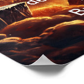 Ein Zusammenstoß von Elementen: Feuer und Eis Poster (Ecke)