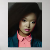 Ein zuversichtliches junges Poster (Vorne)