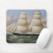 Ein zwei bemasteter Schooner vor Dover (Öl auf Mousepad (Mit Mouse)