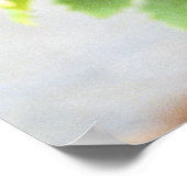 Ein Zweig einer sehr alten Weinrebe mit Gnadeln Poster (Ecke)