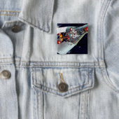 Ein zweiköpfiges Gemini-Raumschiff im Flug entführ Button (Beispiel)