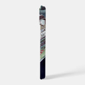 Ein zweiköpfiges Gemini-Raumschiff im Flug entführ iPhone 15 Hülle (Linke Seite)