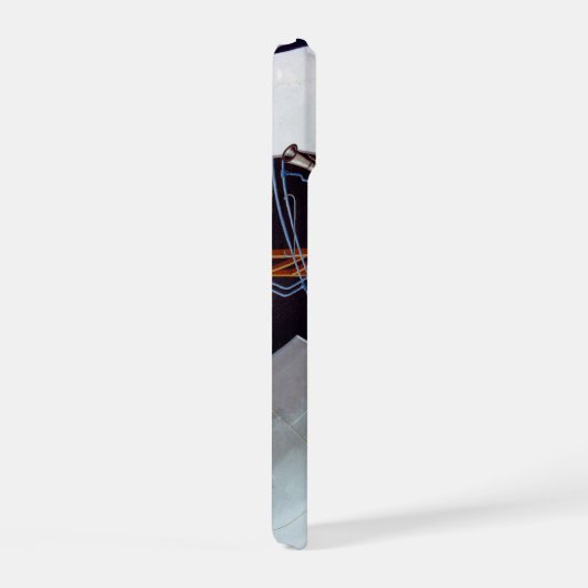 Ein zweiköpfiges Gemini-Raumschiff im Flug entführ iPhone 15 Hülle (Rechte Seite)