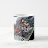 Ein zweiköpfiges Gemini-Raumschiff im Flug entführ Kaffeetasse (Mittel)
