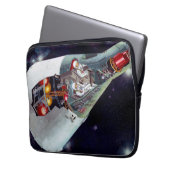Ein zweiköpfiges Gemini-Raumschiff im Flug entführ Laptopschutzhülle (Vorderseite Links)