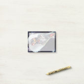 Ein zweiköpfiges Gemini-Raumschiff im Flug entführ Post-it Klebezettel (Auf Schreibtisch)