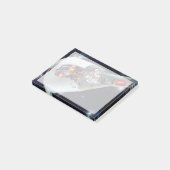 Ein zweiköpfiges Gemini-Raumschiff im Flug entführ Post-it Klebezettel (angewinkelt)