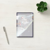 Ein zweiköpfiges Gemini-Raumschiff im Flug entführ Post-it Klebezettel (Büro)