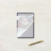 Ein zweiköpfiges Gemini-Raumschiff im Flug entführ Post-it Klebezettel (Auf Schreibtisch)