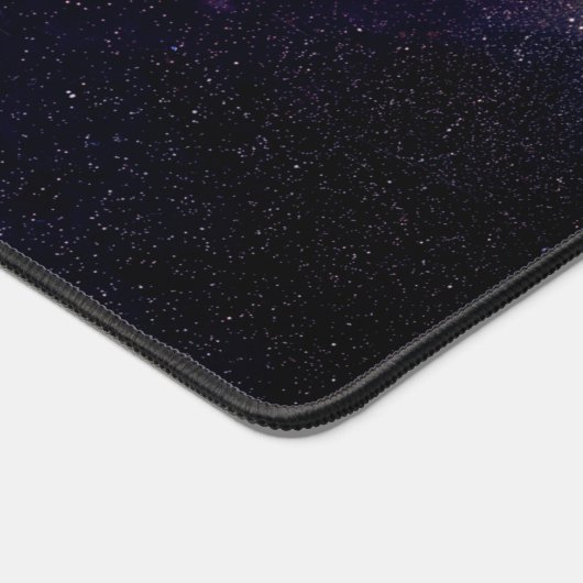 Ein zweiköpfiges Gemini-Raumschiff im Flug entführ Schreibtischunterlage (Ecke)