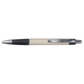 Ein zweiteiliges Bild, das einen Stift mit einer s (Rückseite)