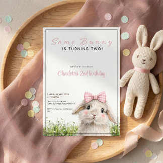 Ein zweiter Geburtstag für ein Kaninchen Einladung