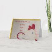 Ein zweites Kind Karte (Rückseite)