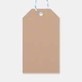 Ein zweites Links Stundenglas - Neues Jahr Geschenkanhänger (Rückseite)