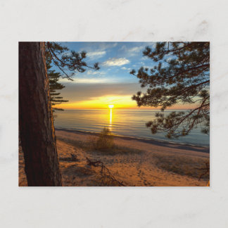 Ein Zwölf-Meilen-Sonnenuntergang Postkarte