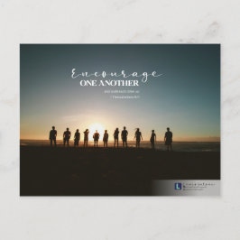 einander ermutigen (1 Thessaloniker 5:11) Postkarte
