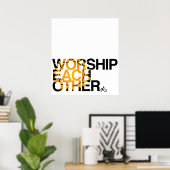 einander Poster anbeten (Heimbüro)