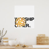 einander Poster anbeten (Küche)