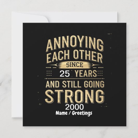 einander seit Jahren immer noch verärgern Einladung (Vorderseite)