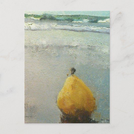 EinApfeltag Am Strand mit Triplepear Postkarte (Vorderseite)