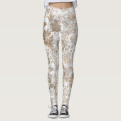Einartige Ephemera-Blume-Leggings, einzigartig Leggings (Vorderseite)
