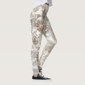 Einartige Ephemera-Blume-Leggings, einzigartig Leggings (Rechts)