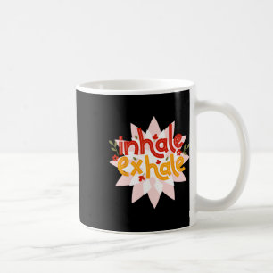 Einatmen Ausatmen Meditation Energie Mandala Art Y Kaffeetasse