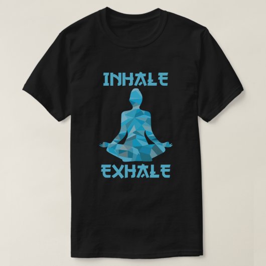 Einatmen Ausatmen T-Shirt (Design vorne)