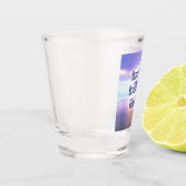 Einatmen, Ausatmen, Weiter, Motivierend Schnapsglas (Links)