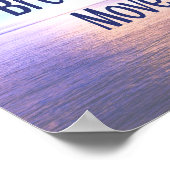 Einatmen, Ausatmen, Weitermachen, Motivierend Poster (Ecke)