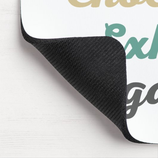 Einatmen von Schokolade Exhale Negativativity Mous Mousepad (Ecke)