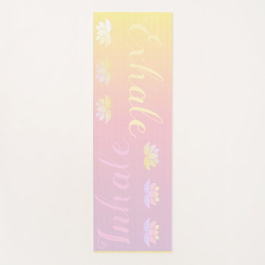 Einatmige Exhale Yogamatte (Vorderseite)