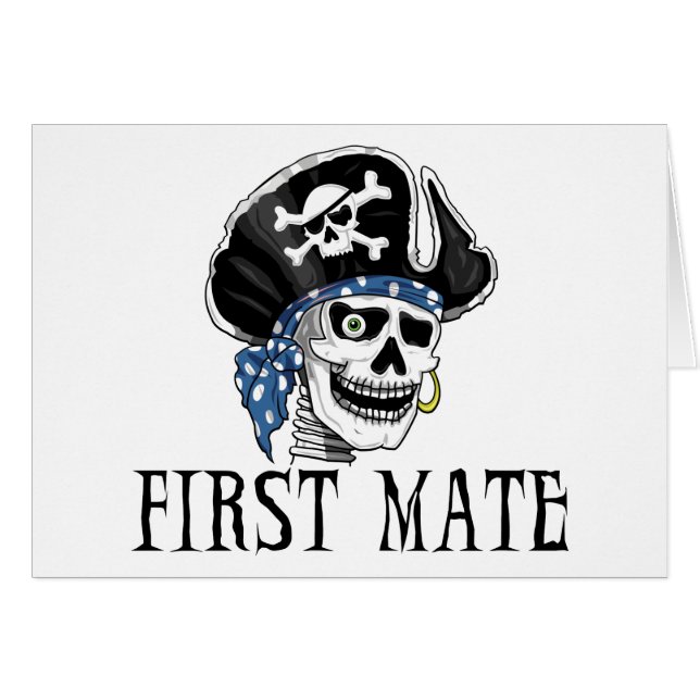 Einäugiger Piraten-erster Kamerad (Vorderseite (Horizontal))