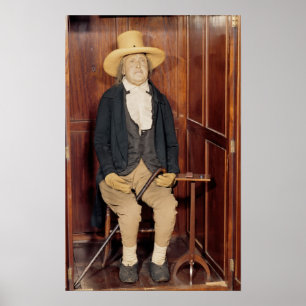 Einbalsamierter Körper von Jeremy Bentham Poster