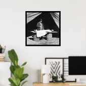 Einbalsamierung des Chirurgen am Arbeitsplatz 1864 Poster (Heimbüro)