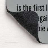 Einbalsamierung gegen das Zombie Apocolypse Mousepad (Ecke)