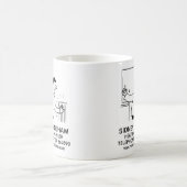Einbau und Heizung des Heizungsingenieurs Kaffeetasse (Mittel)