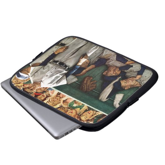 Einbaum Laptopschutzhülle (Vorne Knopf)