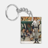 Einbaum Schlüsselanhänger (Vorderseite links)