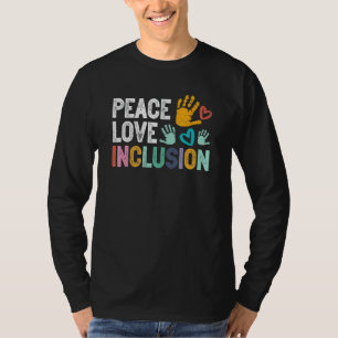 Einbeziehung der friedlichen Liebe für einen versp T-Shirt