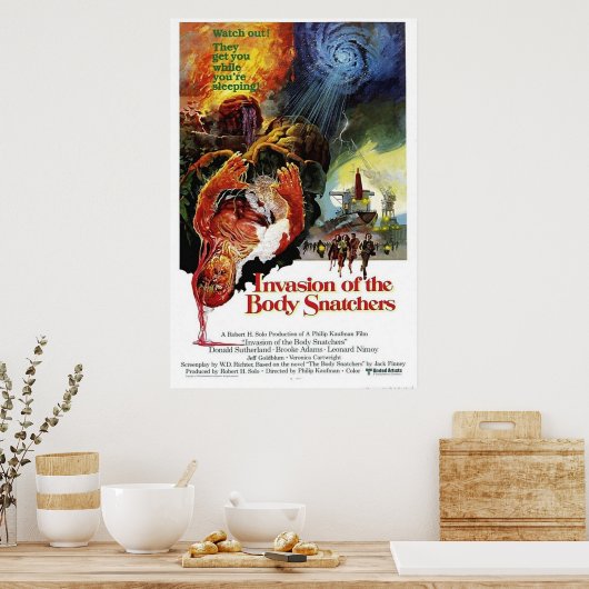 EINBEZIEHUNG DER KÖRPERFELDER POSTER (Küche)