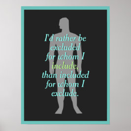 Einbeziehung Poster