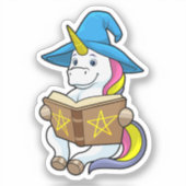 Einbinden als Assistent mit Buch & Hut Aufkleber (Vorderseite)