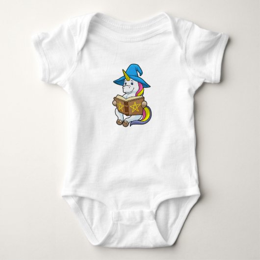 Einbinden als Assistent mit Buch & Hut Baby Strampler (Vorderseite)