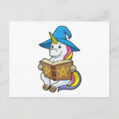 Einbinden als Assistent mit Buch & Hut Postkarte (Vorderseite)