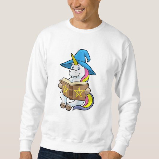 Einbinden als Assistent mit Buch & Hut Sweatshirt (Vorderseite)