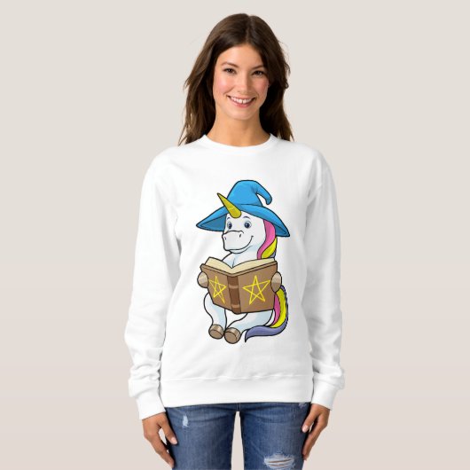 Einbinden als Assistent mit Buch & Hut Sweatshirt (Vorne ganz)