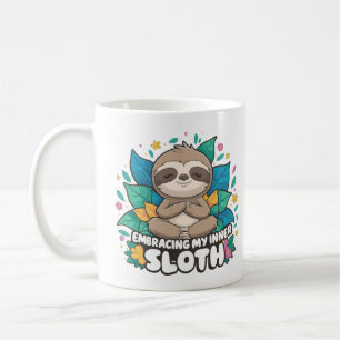 Einbinden meiner inneren Sloth Meditation Kaffeetasse