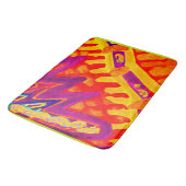 Einbinden von farbenfrohen Mustern Badematte (Schrägansicht)